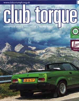 Bericht im Englischen Triumph Clubheft Torque